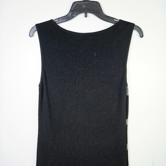 Carmen Marc Valvo Bodycon Classy Cocktail Dress Flattering Stretch Size Medium - Picture 5 of 8